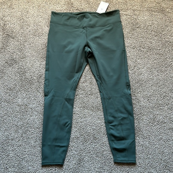 NWT Jordan Sport Tight Fit Tech Leggings XXL Midnight Green/Sky J Teal/Black - Picture 5 of 10